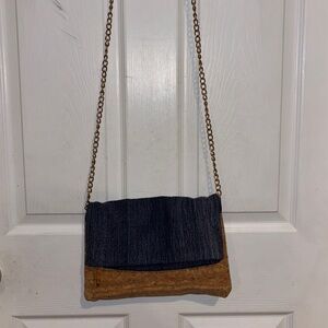 💙  Crossbody Purse Denim/Cork 💙